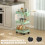 Homcom Carrito de Cocina Verde 42 x 42.5 x 76 cm 4