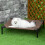 PawHut Cama Elevada para Perros Marrón 76 x 61 x 18 cm 2