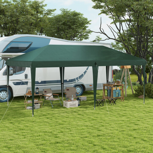 Outsunny Carpa Plegable verde 585 x 295 x 265 cm 1