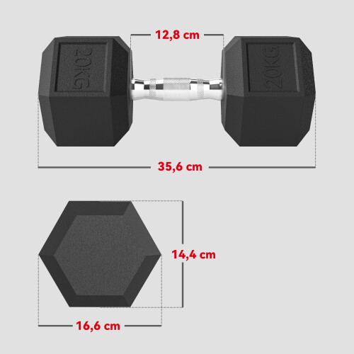 Homcom Mancuerna Negro 35.6 x 16.6 x 16.6 cm 2