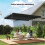 Outsunny Cubierta para Pérgola Gris 250 x 255 x 6 cm 3