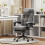 Vinsetto Silla de Masaje Gris 66 x 76 x 124 cm 2