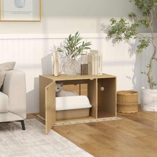 PawHut Mueble Arenero Marrón 80 x 50 x 50 cm 1