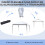 Outsunny Carpa Plegable blanco 295 x 295 x 255 cm 4