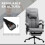 Vinsetto Silla de Masaje Gris 66 x 76 x 124 cm 5