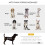 PawHut Cama Elevada para Perros Marrón 76 x 61 x 18 cm 6