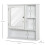 Armario con Espejo Blanco 60 x 18 x 63 cm 3