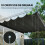 Outsunny Cubierta para Pérgola Gris 250 x 255 x 6 cm 2