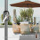 Outsunny Sombrilla de Jardín Marrón 295 x 295 x 250 cm 2