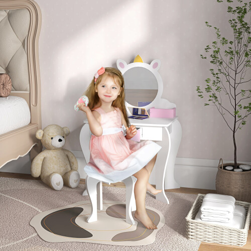 ZONEKIZ Tocador Infantil Blanco 55 x 34 x 87 cm 1