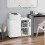 Homcom Soporte para Impresora Blanco 80 x 40 x 65 cm 2