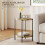 Homcom Mesa Auxiliar Marrón 43.5 x 43.5 x 51 cm 5