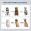 PawHut Comedero para Perro Blanco 60 x 30 x 36 cm 4