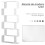 Homcom Estantería librería Blanco 80 x 24 x 191cm 5