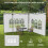 Outsunny Paredes Laterales Carpa Blanco 295 x 195 cm 6