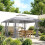 Outsunny Carpa Plegable Gris 400 x 400 x 287 cm 2