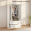 Homcom Armario para Dormitorio Blanco 80 x 50 x 180 cm 7
