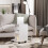 Homcom Mesa lateral Blanco 45 x 35 x 58 cm 2