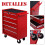 Homcom Carro de Herramienta Rojo 67,5 x 33 x 77cm 10