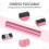 Homcom Barra de Equilibrio Rosa 210 x 10 x 6.5 cm 5