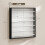 Homcom Vitrina de Pared Negro 80 x 9.5 x 83 cm 3