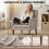 Homcom Sillón Relax Gris 70 x 75 x 88 cm 4