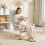 Homcom Sillón de Salón Beige 67 x 83 x 105 cm 4