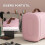 Homcom Nevera Cosmético Rosa 20.3 x 26.3 x 28 cm 6