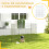 PawHut Parque de Perro Gris 63 x 91 cm 5