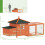 PawHut Gallinero Naranja 196 x 76 x 97 cm 3