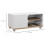 Homcom Mueble de TV Blanco 80 x 45 x 39.5 cm 3