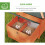 PawHut Gallinero Naranja 196 x 76 x 97 cm 6