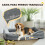 PawHut Cama para Perro Gris 91.5 x 68.5 x 16.5 cm 4