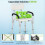 Homcom Silla de Ducha Blanco 47 x 50 x 87 cm 3