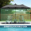 Outsunny Sombrilla Doble Gris 395 x 215 x 238 cm 7