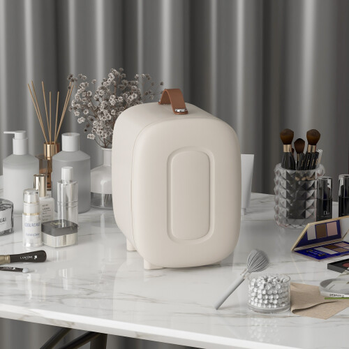 Homcom Nevera Cosmético Beige 20.3 x 26.3 x 28 cm 1
