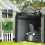 Outsunny Carpa para Herramienta Gris 220 x 157 x 165 cm 4