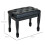 Homcom Banco de Piano Negro 64 x 35 x 55 cm 3