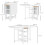 Homcom Mesa Cocina Plegable Blanco 120 x 60 x 75 cm 2