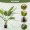 Homcom Planta Artificial Verde 15 x 15 x 109 cm 4