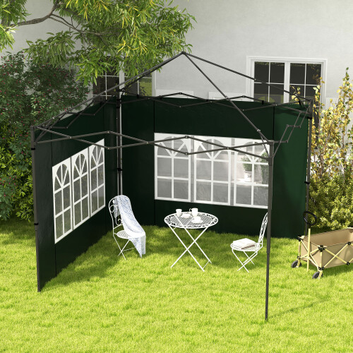 Outsunny Paredes Laterale Verde 293 x 193 cm 1