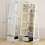 Homcom Armario Joyero Blanco 56 x 56 x 164 cm 3