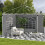Outsunny Paredes Laterales Carpa Gris 295 x 195 cm 3