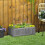 Outsunny Jardinera Gris 70 x 30 x 25 cm 2