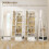 Homcom Armario Joyero Blanco 56 x 56 x 164 cm 4