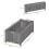 Outsunny Jardinera Gris 70 x 30 x 25 cm 3