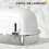 PawHut Arenero para Gato Blanco 52.4 x 41.3 x 39.9 cm 8