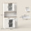 Homcom Alacena de Cocina Blanco 94 x 39.5 x 175.2 cm 3
