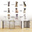 PawHut Barrera de Seguridad Negro 300 x 74.5 cm 2