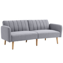 Sofá Cama 2 Plazas Gris 173 x 75 x 73 cm